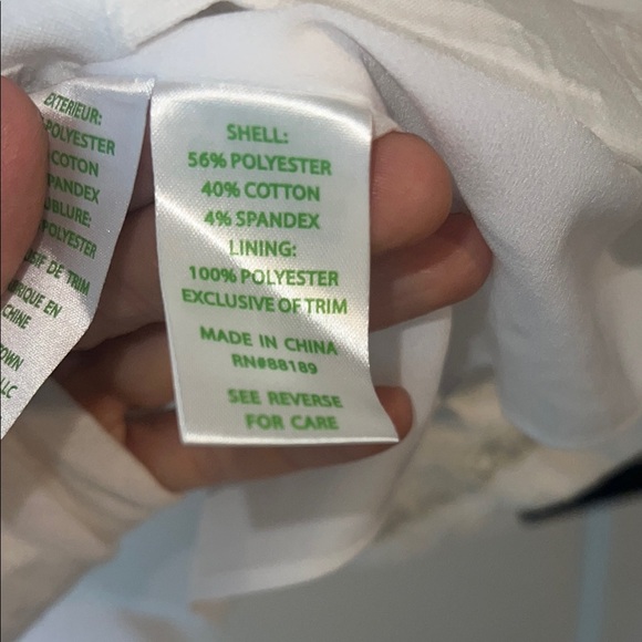 Lilly Pulitzer white Halter Sheath Mini Dress with gold detail - Picture 7 of 7